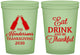 Custom Thanksgiving 16 oz Glow In The Dark Cups - Eat Drink Thankful | 260001