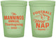 Custom Thanksgiving 16 oz Glow In The Dark Cups - Football Turkey | 260012