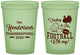 Custom Thanksgiving 16 oz Glow In The Dark Cups - Football Turkey | 260014