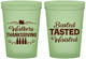 Custom Thanksgiving 16 oz Glow In The Dark Cups - Basted Tasted Waisted | 260027