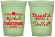 Custom Thanksgiving 16 oz Glow In The Dark Cups - Thankful Stuffed | 260029