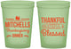 Custom Thanksgiving 16 oz Glow In The Dark Cups - Thankful Blessed | 260032