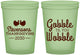 Custom Thanksgiving 16 oz Glow In The Dark Cups - Gobble Til You Wobble | 260034