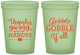 Custom Thanksgiving 16 oz Glow In The Dark Cups - Gobble Gobble | 260044