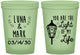 Custom Wedding 16 oz Glow In The Dark Cups - You Are The Light Of My Life | 261