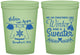 Custom Wedding 16 oz Glow In The Dark Cups - Christmas Sweater | 265