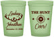 Custom Wedding 16 oz Glow In The Dark Cups - The Hunt Is Over | 266