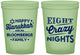 Custom Hanukkah 16 oz Glow In The Dark Cups - Eight Crazy Nights | 270011