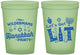 Custom Hanukkah 16 oz Glow In The Dark Cups - Lets Get Lit | 270022