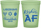 Custom Hanukkah 16 oz Glow In The Dark Cups - Menorah Dreidel | 270024