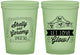 Custom Wedding 16 oz Glow In The Dark Cups - Let Love Glow | 273