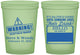 Custom Wedding 16 oz Glow In The Dark Cups - Hello My Name Is | 280