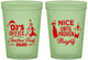 Custom Christmas 16 oz Glow In The Dark Cups - Naughty Or Nice | 280000
