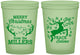 Custom Christmas 16 oz Glow In The Dark Cups - Reindeer | 280003