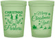 Custom Christmas 16 oz Glow In The Dark Cups - Reindeer | 280005