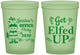 Custom Christmas 16 oz Glow In The Dark Cups - Lets Get Elfed Up | 280007