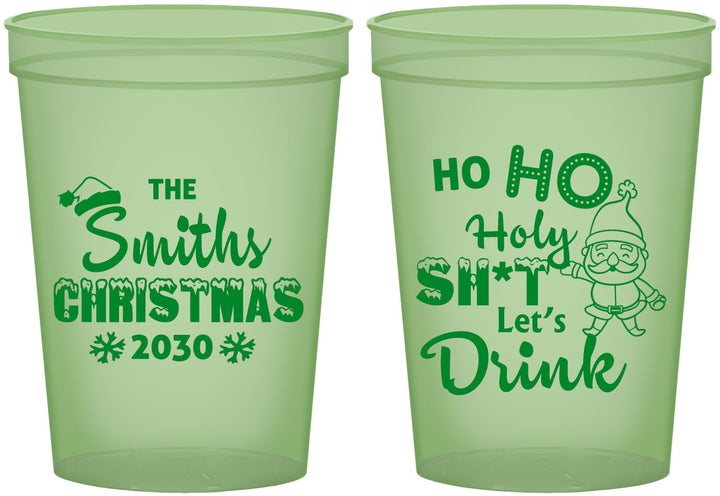 Custom Christmas 16 oz Glow In The Dark Cups - Elf | 280009