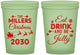 Custom Christmas 16 oz Glow In The Dark Cups - Eat Drink And Be Jolly | 280010
