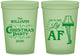 Custom Christmas 16 oz Glow In The Dark Cups - Lit Af | 280011