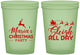 Custom Christmas 16 oz Glow In The Dark Cups - Sleigh All Day | 280030