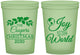 Custom Christmas 16 oz Glow In The Dark Cups - Joy To The World | 280035