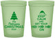 Custom Christmas 16 oz Glow In The Dark Cups - Ho Ho Ho | 280061