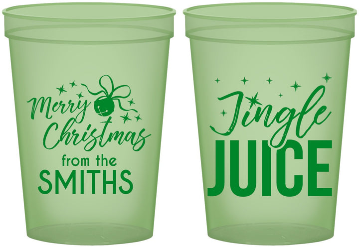 Custom Christmas 16 oz Glow In The Dark Cups - Jingle Juice | 280067
