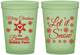 Custom Christmas 16 oz Glow In The Dark Cups - Let Is Snow | 280088