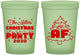 Custom Christmas 16 oz Glow In The Dark Cups - Lit Af | 280090