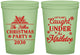 Custom Christmas 16 oz Glow In The Dark Cups - Mistletoe | 280092