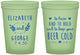 Custom Wedding 16 oz Glow In The Dark Cups - To Have And To Hold | 281