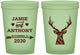 Custom Wedding 16 oz Glow In The Dark Cups - Deer | 282