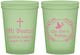 Custom Baptism 16 oz Glow In The Dark Cups - Mi Bautizo | 290000