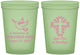 Custom Baptism 16 oz Glow In The Dark Cups - Mi Bautizo | 290004