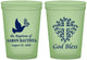 Custom Baptism 16 oz Glow In The Dark Cups - God Bless | 290007