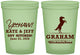 Custom Wedding 16 oz Glow In The Dark Cups - Got Hitched | 296