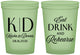 Custom Rehearsal Dinner 16 oz Glow In The Dark Cups - Eat Drink Rehearse | 30000
