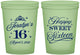 Custom 16th Birthday 16 oz Glow In The Dark Cups - Tiara | 300004