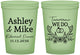Custom Rehearsal Dinner 16 oz Glow In The Dark Cups - Tomorrow We Do | 30002