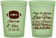 Custom Wedding 16 oz Glow In The Dark Cups - Football | 302