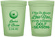 Custom Wedding 16 oz Glow In The Dark Cups - Golf | 305