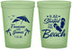 Custom Wedding 16 oz Glow In The Dark Cups - Started On The Beach | 310