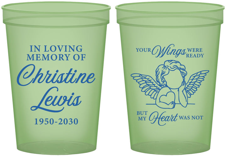 Custom Memorial 16 oz Glow In The Dark Cups - In Loving Memory | 310000