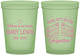 Custom Memorial 16 oz Glow In The Dark Cups - Gone But Never Forgotten | 310001