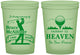Custom Memorial 16 oz Glow In The Dark Cups - Fairway To Heavens | 310008
