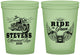 Custom Memorial 16 oz Glow In The Dark Cups - Ride In Peace | 310015