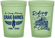 Custom Memorial 16 oz Glow In The Dark Cups - Riding On The Clouds | 310017