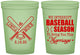 Custom Wedding 16 oz Glow In The Dark Cups - We Interrupt Baseball | 313