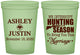 Custom Wedding 16 oz Glow In The Dark Cups - We Interrupt Hunting | 316