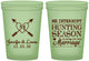 Custom Wedding 16 oz Glow In The Dark Cups - We Interrupt Season | 318
